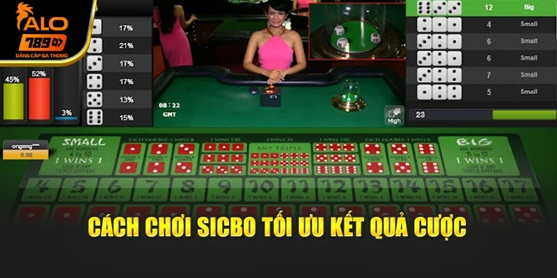 Cách chơi Sicbo tối ưu kết quả cược