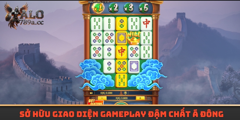 Sở hữu giao diện gameplay đậm chất Á Đông 